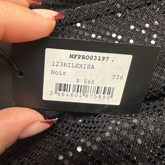 Rilexisa Sequined Cutout Gown - Picture 6 of 6